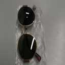 livho 2025 Trendy Oval Sunglasses - Stylish Polarized Shades for Everyday - Retro Metal Frames