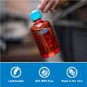 Nalgene 16 oz Narrow Mouth Water Bottle | Slim Cup Holder Size, BPA-Free, Durable & Leak Proof, Lightweight Travel Bottle, Purple