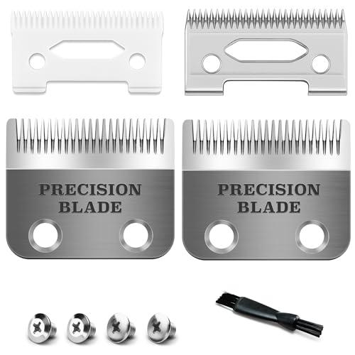 OwnLifeYF Precision Clipper Replacement Blade, Compatible with Wahl Clippers 2 Holes Adjustable Hair Home Trimmer Parts Blades, Pack of 2