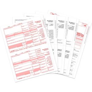 1099 MISC Forms 2025, 4 Part Tax Forms Kit, 25 Vendor Kit of Laser Forms Designed for QuickBooks and Accounting Software