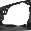 XQSMWF Driver Side Rearview Mirror Frame Compatible with Tesla Model 3 Years 2017-2023 Left Mirror Cover Housing Door Wing Mirror Frame Cover Replacement