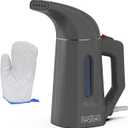 Handheld Steamer for Clothes Wrinkle Removes,Garment Steamer for Hat,1.5lbs Lightly,40s Fast Heat-up,8 FT Power Cord,800W, for Home and Travel with Automatic Shut-Off Safety Protection (grey)