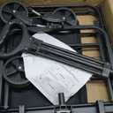 Collapsible Wagon Cart Foldable Beach Wagon with All-Terrain Wheels - 380 LBS Heavy Duty Grocery Cart for Shopping, Beach, Camping, Sports, Garden (Black)