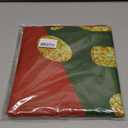 ROCKY&CHAO Christmas Garage Door Cover with Sparkling Night-Time Effect, 6x13ft Red & Green Holiday Banner for Single/Double Garage, Outdoor Christmas Decorations, Weather-Resistant Polyester Fabric