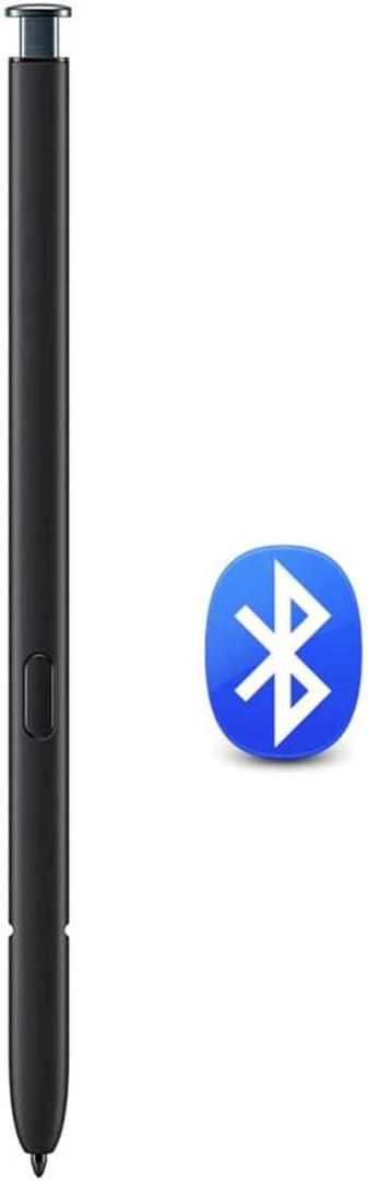 S23 Ultra Stylus Pen (WithBluetooth) Replacement for Samsung Galaxy S23 Ultra 5G All Versions S Pen with 5xTips/Nibs (Phantom Black)