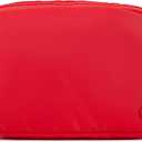 Pander Two Way Zipper Fanny Pack Nylon Everywhere Belt Bag for Women, Water Repellent Waist Packs, Crossbody Bags with Adjustable Strap (Red).