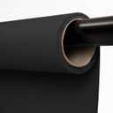 Kate Seamless Paper Backdrop Black Seamless Backdrop Paper Rolls (53''x16.4' Jet)