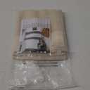 YoungsTex Linen Kitchen Window Curtains 40 Inch Length, Beige Cafe Drapes with Rod Pocket Back Tab Semi Sheer Light Filtering for Bathroom Windows Set, 2 Panels, 34 X 40 Inch