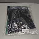 Womens Ladies La Mode Casual Black Ribbed Button Front V Neck Large Loose Fit L