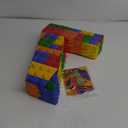 Number 7 Building Blocks Piata 16.5 Inch Party Supplies 7th Birthday Party Decorations Piata with Confetti Blocks Theme Fiesta Anniversary Celebration