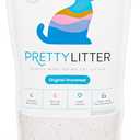 PrettyLitter Health Monitoring Cat Litter (Unscented, Non Clumping) | Lightweight & Low Tracking, Color Changing Silica Gel Crystals, Advanced Odor Control  6 Lbs, Pack of 1 (Up to 1 Month Supply)