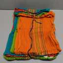 TEXAS LINEN CO. Kitchen Dish Towels, 100% Cotton Salsa Towels, Set of 8 (16x28 Inches), Multi Purpose Cooking Drying Restaurant Bar Cleaning Cloth Napkin, Highly Absorbent, Lint Free, Multi-Color