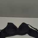 OEAK Womens Deep V Bras Wireless Comfortable Bra Supportive No Underwire Bras Tshirt Push Up Bralettes Plunge Seamless Bra (Large, Black)