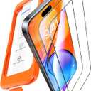 UltraGlass Unbreak Top 9H+ Glass for iPhone 16 Pro Screen Protector 6.3" (12FT Military Grade Shatterproof) Screen Protector 16 Pro Tempered Glass (Longest Durable) Full Coverage 16Pro, 2 Pack (Clear)