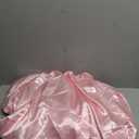 CozyLux Satin Fitted Sheet Queen Size, Pink Silky Satin Bed Fitted Sheet Only with Silky Microfiber, Deep Pocket, Single Bottom S,  Breathable, Smooth and Soft