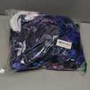 Dark Gothic Floral Blanket Gifts for Kids Adult Women Deep Purple and Blue Flower Throw Blankets,Soft Comfy Lightweight for Room Couch Bed Sofa Modern Stylish Decor,Art Lovers 60x50in