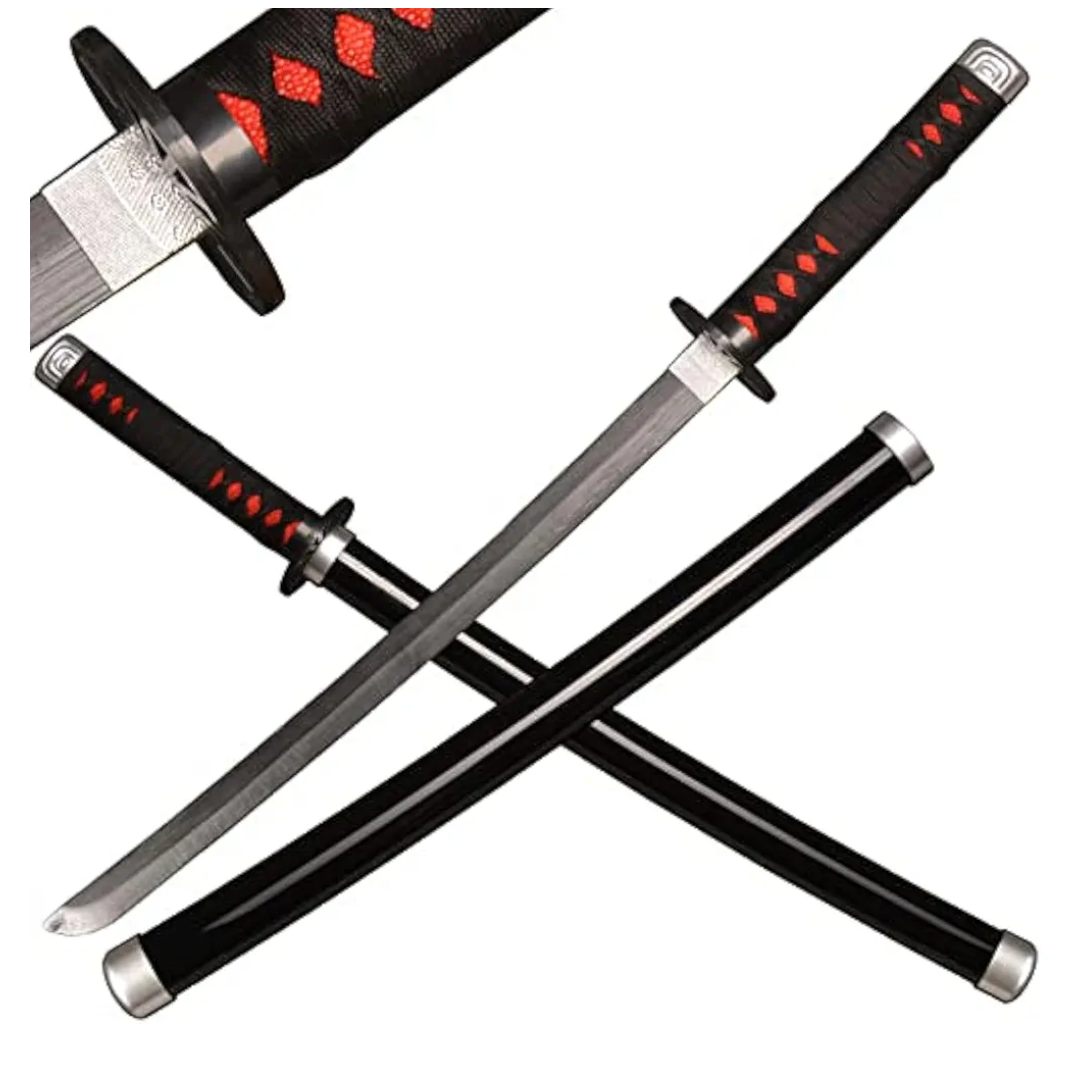 SV Anime Demon Slayer Sword Katana 31 Inch Decorative Collectible Gift Cosplay Sword