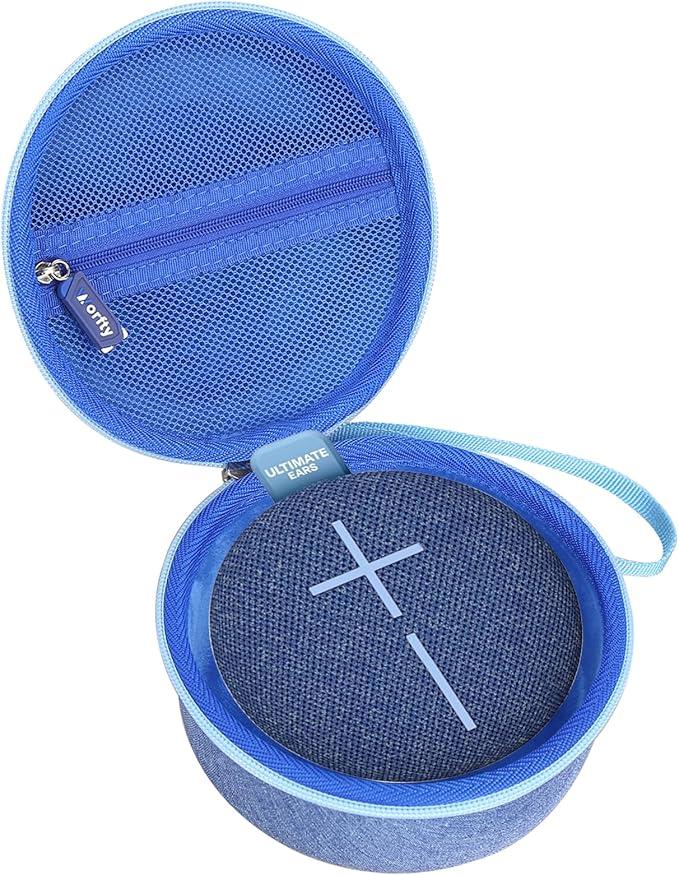 Case for Ultimate Ears MINIROLL UltraPortable Waterproof Bluetooth Speaker  Travel Protective Carrying Storage Bag (Blue)