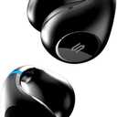 Soul OPENEAR S-Clip On Earphones with Air Conduction, Open-Ear Earbuds, Clip-On Headphones, Environmental Noise Cancelling, 36HPlay, Low Latency Entertainment Mode - for Active and Office Use (Black)