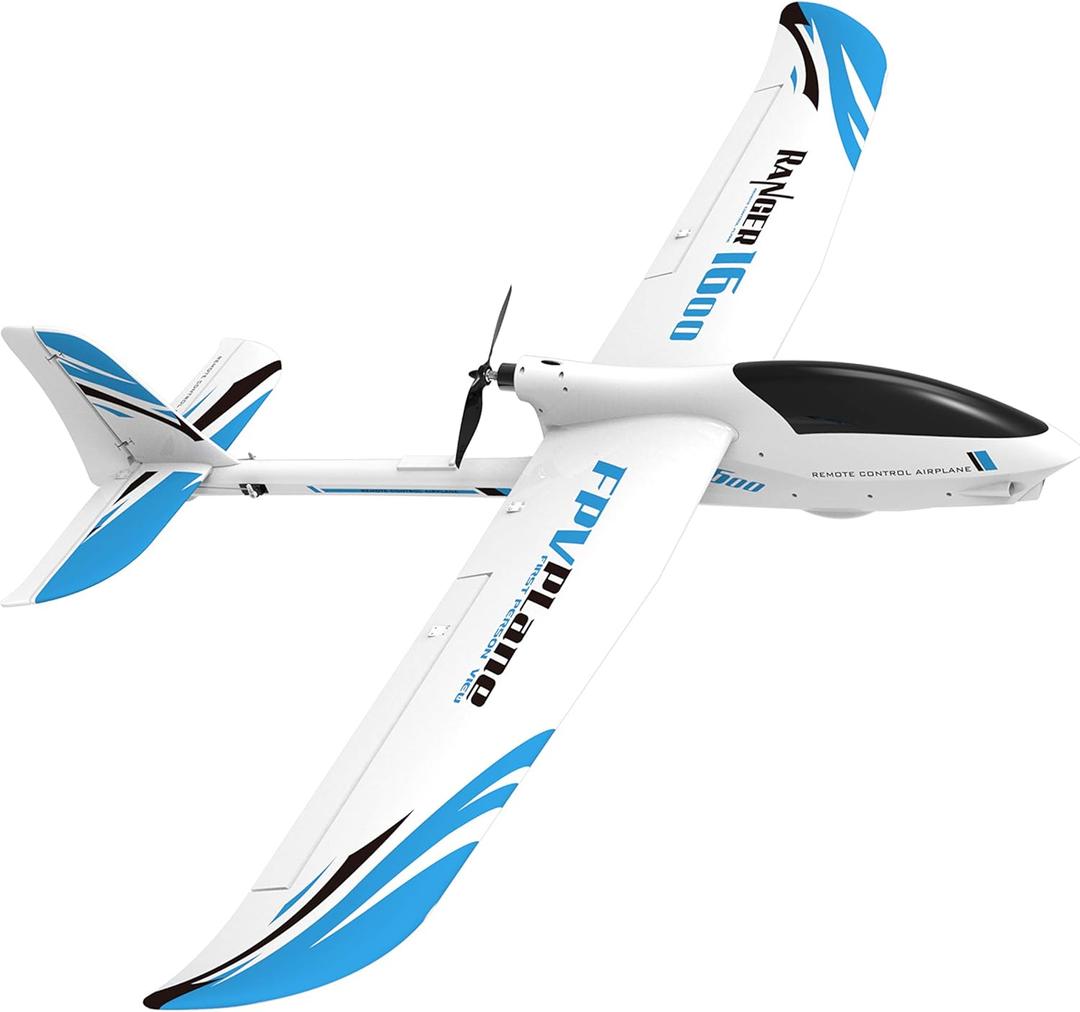 VOLANTEXRC RC Plane Glider Ranger 1600 PNP Version (Transmitter, Battery, Charger and Reciever Not Included), 1600m FPV Remote Control Airplane for Adults (EXA75707P)