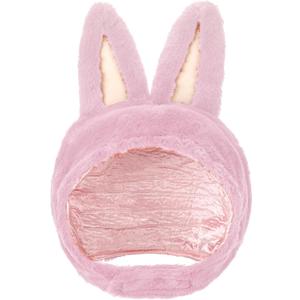 Simgoing Little Monster Cartoon Ears Hat Toy Character Cosplay Dark Hat Fairy Tale Costume for Halloween Party Photo Prop(Plush,Pink)