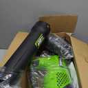 Leaf Blower Cordless, 650CFM Electric Leaf Blowers with 2 x 5.2Ah Batteries and Charger, 3 Speed Modes, 1 x Adjustable Shoulder Strap, Powerful Blowers for Lawn Care, Patio, Dust, Blowing Leaves