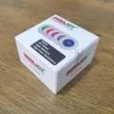 2 x RipStik Casterboard Replacement Wheels, 76mm with Bearing, Set of 2 (Silver)