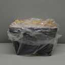 Wellmet Set of 2 Square Fabric Lampshades, 12" X14" X10", No Assembly Required, Classic Modern Style for Table, Bedside, Floor Lamps, Spider Fitter