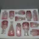 TBWIND Pink Glass Bud Vase Set of 24, Small Flower Vases for Centerpieces in Bulk, Mini Vintage Vase for Wedding Decor, and Home Table Dcor