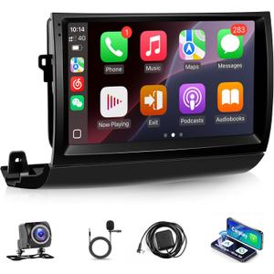 Leadfan Car Play Radio for Toyota Prius 2004 2005 2006 2007 2008 2009 Car Stereo Apple Carplay & Android Auto, 9" IPS Touch Screen for Prius GPS Navigation WiFi BT FM/RDS Receiver Rear Camera MIC