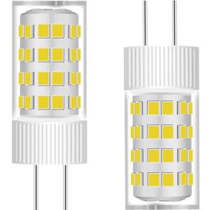 G5.3 LED Bulb 12-24V AC/DC T3/T4 4W GY5.3 Equivalent to 40W Halogen Bulb Non-dimmable Flicker-Free 360 400LM (Daylight White 6000K, 2 Pack)