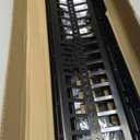 Snow Fence, 8ft Roof Snow Ice Guards, Stop Snow from Sliding Off Your Roof, Extendable (Black)