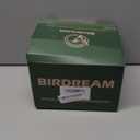 Birdream 2 Pack Bird Feeders for Outdoor Hanging, Assembly Required, 1-Min Easy Setup, Charming Castle Design, Attracting Cardinals Chickadees Goldfinches & Sparrows - Green