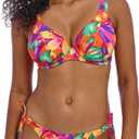 Women's Sun Haze Underwire High Apex Bikini Top (36D, Mandarin)