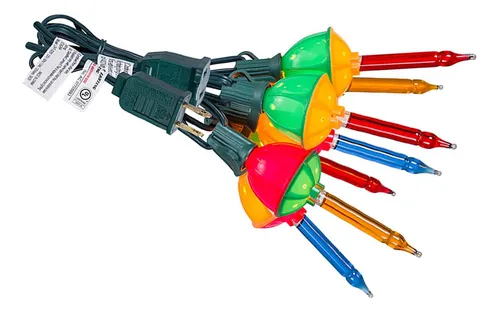 Christmas Bubble Lights Set, 8.8Ft Vintage String Lights, 9 Color Bulbs Traditional Lights for Christmas Tree Party Indoor Outdoor Decor, Green Wire