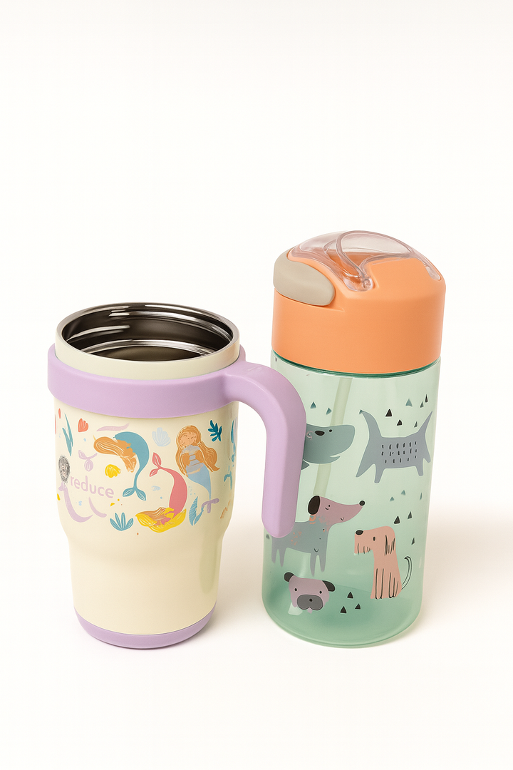 Kids Tumbler 14Oz/18Oz 2 Pack, Missing Lid