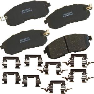 Bendix Premium SBC815A Ceramic Front Brake Pads for Select Models INFINITI I35, Nissan Altima, Cube, Maxima, Sentra, Versa, Renault Safrane, Suzuki SX4, SX4 Crossover