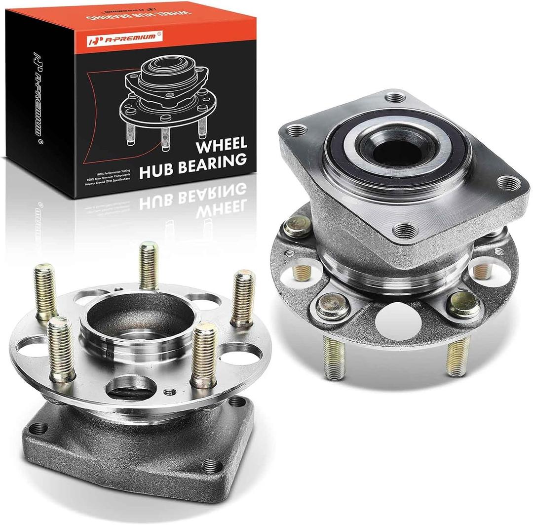 A-Premium 2 x Rear Wheel Bearing and Hub Assembly with 5-Lug Compatible with Honda HR-V 2016-2022, AWD Only