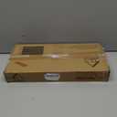 QEEIG Floating Shelf for Wall Bathroom Shelves Bedroom Kitchen Living Room Farmhouse Small Book Shelf 16 inch Set of 1, Brown (015-BN1)