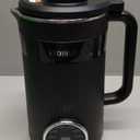 KIDISLE 32oz Automatic Soy Machine for Homemade Almond, Oat, Coconut, Soy, Plant Based Milks and Non Dairy Beverages with Delay Start/Keep Warm/Self-Cleaning/Boil Water, Black