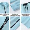 yuyangdpb Men's Tracksuits 2 Piece Outfits Full Zip Sports Sweatsuit Jogging Suits (Blue, XXL)