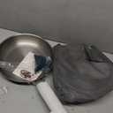 perehome Titanium Pans for Cooking,12 Inch Non-Toxic Frying Pan with Lid