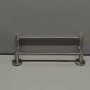 BESy Adjustable 16-26 Inches Double Bath Towel Bar for Bathroom SUS304 Stainless Steel Towel Holder, Hotel Style Wall Mount with Screws Hand Towel Bar Towel Rack Rod Hanger, Brushed Nickel Finish