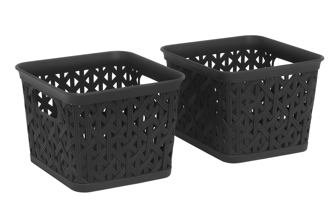 Resin Form Tote, Small Gray 2 Pack