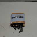 PATIKIL 50Pcs ABS Spacers 6mm ID, 9mm OD, 40mm Height Plastic Round Stud Spacer Black Nylon Washers Nut Unthreaded Rubber for M6 Screws Bolts Barrel