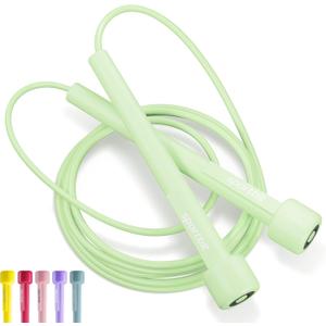 Adjustable Jump Rope for Fitness and Exercise  Skipping Rope for Cardio, Boxing, and Weight Loss  Speed Rope perfect for Men & Women (Green)
