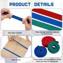 24 Pcs Variety Extra Large Moving Rubber Bands 42" 36" and 30" Rubber Straps Furniture Moving Supplies for Packing Pallets and Packing Blankets (Red,blue,green)