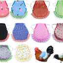 10pcs Chicken Saddle for Hens, Chicken Aprons for Hens, Hen Saddle Apron, Chicken Back Protector for Hens, Chicken Vest for Hens Protection