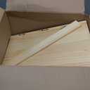 Fobyni Solid Pine Wire Shelf Covers, 12" D x 44" L, Tool-Free Pantry Rack