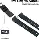 Hemsut Silicone Watch Bands, 18mm 20mm 22mm Quick Release Rubber Watch Strap for Men Women Soft Replacement, 10 Colors for Choose